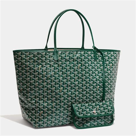 goyard suitcase green|goyard tote bag men.